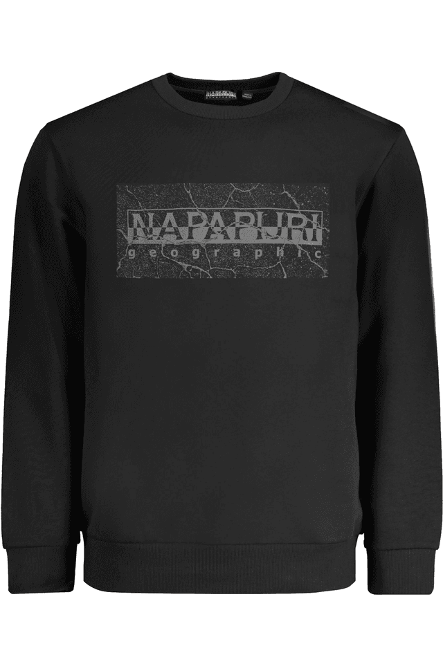 9925NAPAPIJRI FELPA SENZA ZIP UOMO NERO