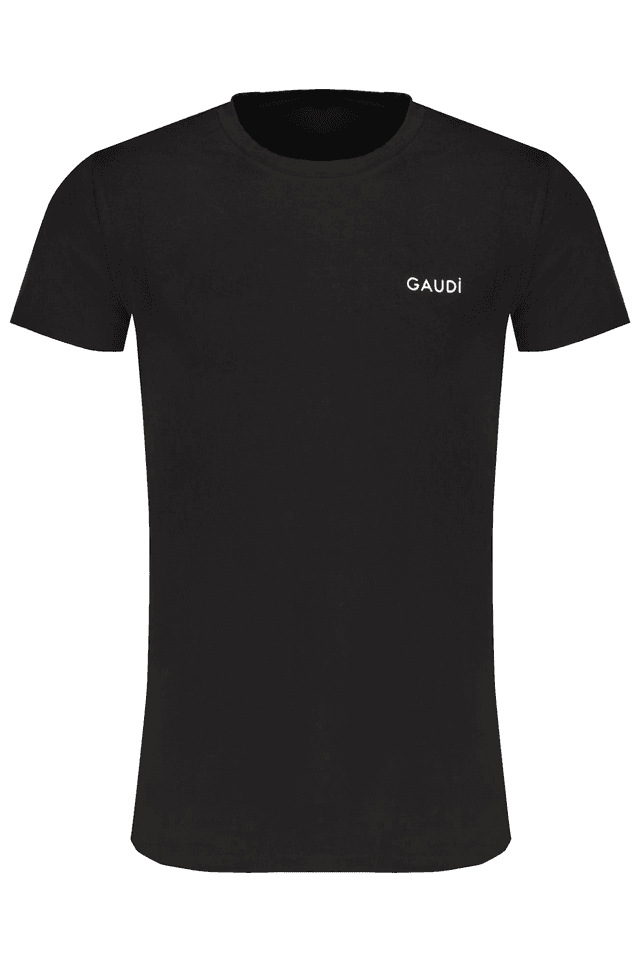 9082GAUD� T-SHIRT MANICHE CORTE UOMO NERO
