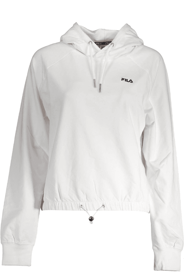 3578FILA FELPA SENZA ZIP DONNA BIANCO