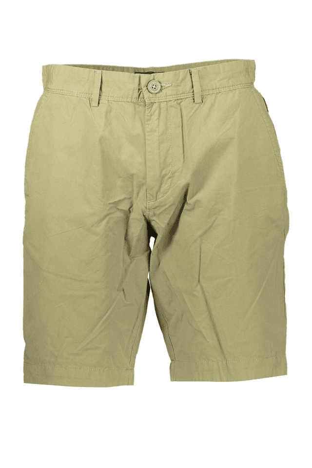 7684NAPAPIJRI PANTALONE BERMUDA UOMO VERDE