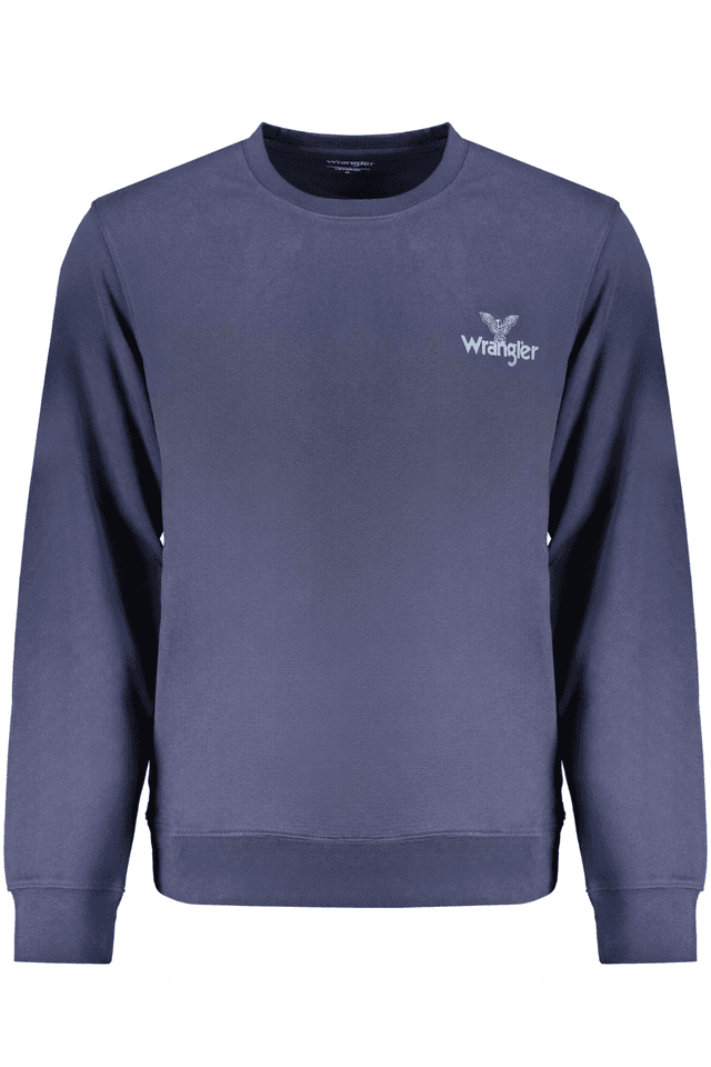9979WRANGLER FELPA SENZA ZIP UOMO BLU