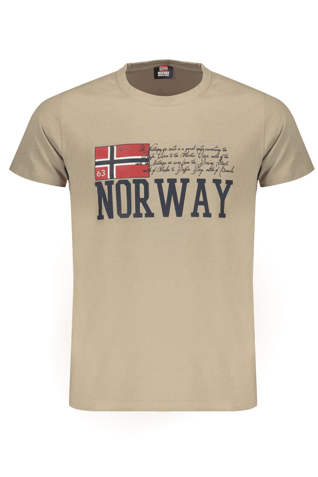 8180NORWAY 1963 T-SHIRT MANICHE CORTE UOMO BEIGE