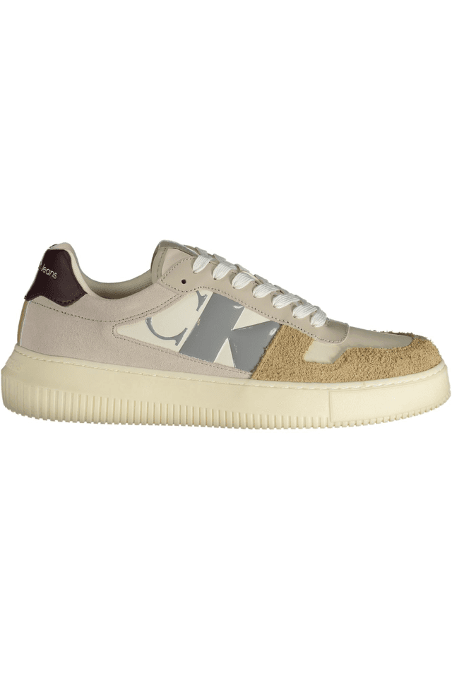 9909CALVIN KLEIN CALZATURA SPORTIVA UOMO BEIGE