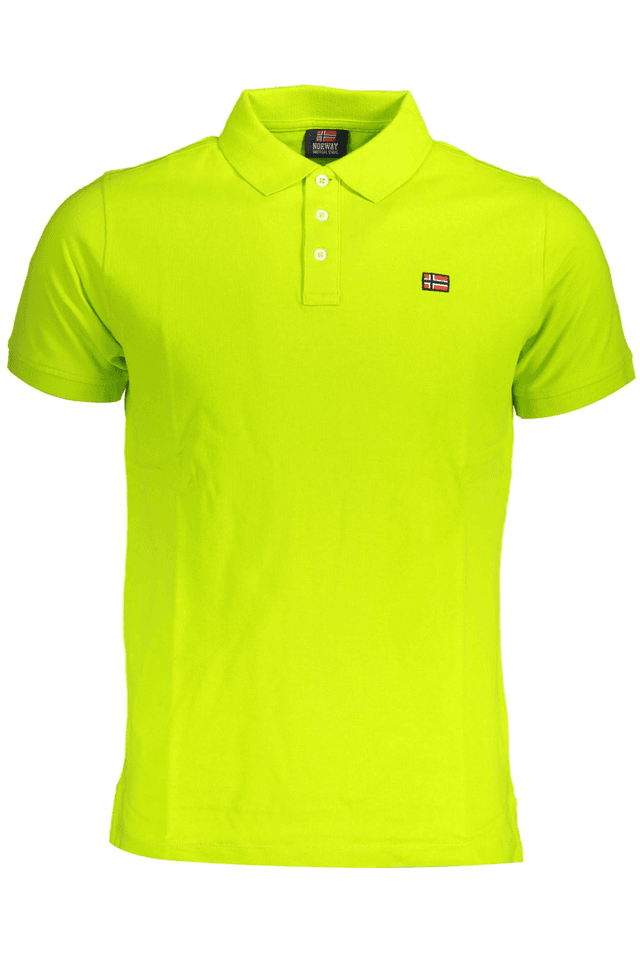 3926NORWAY 1963 POLO MANICHE CORTE UOMO GIALLO
