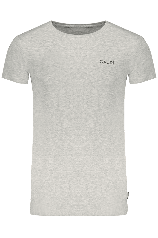 9077GAUD� T-SHIRT MANICHE CORTE UOMO GRIGIO