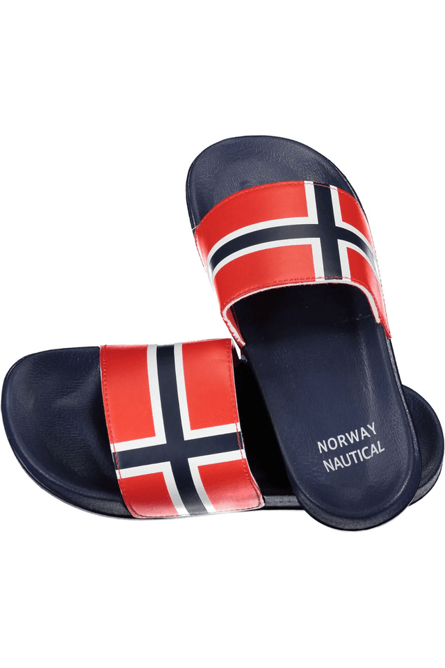 4705NORWAY 1963 CALZATURA CIABATTA UOMO BLU