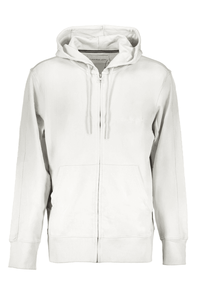 8412CALVIN KLEIN FELPA CON ZIP UOMO GRIGIO