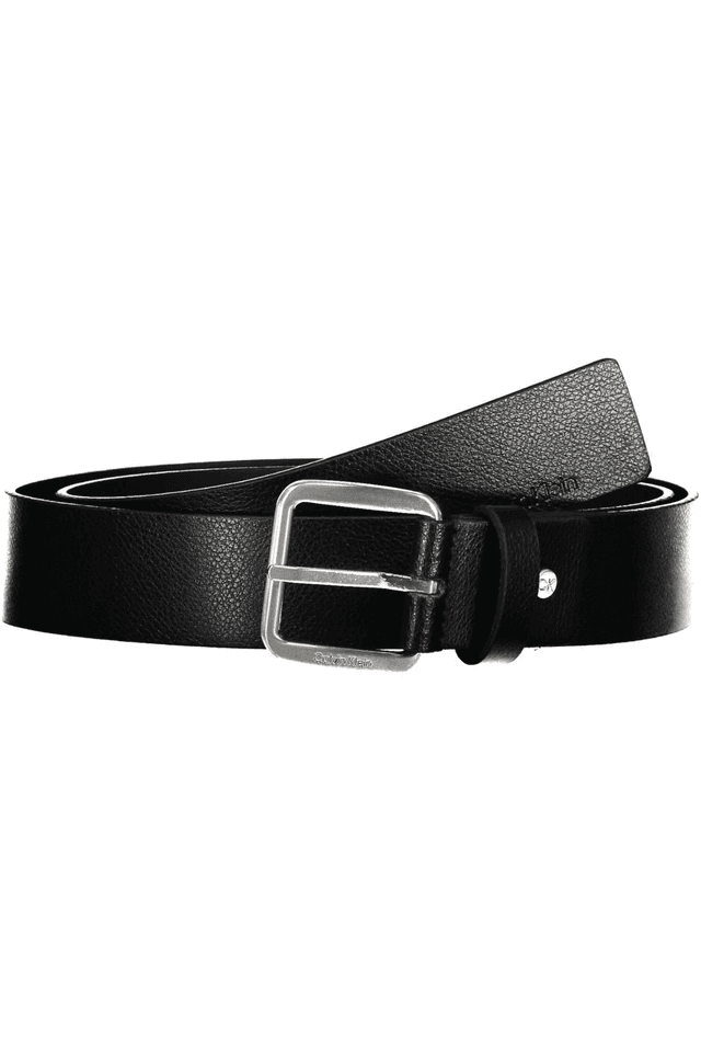 6388CALVIN KLEIN CINTURA IN PELLE UOMO NERO