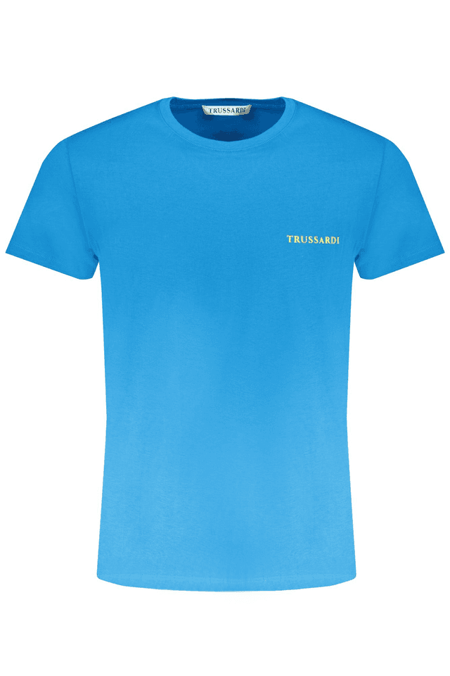 8889TRUSSARDI T-SHIRT MANICHE CORTE UOMO AZZURRO
