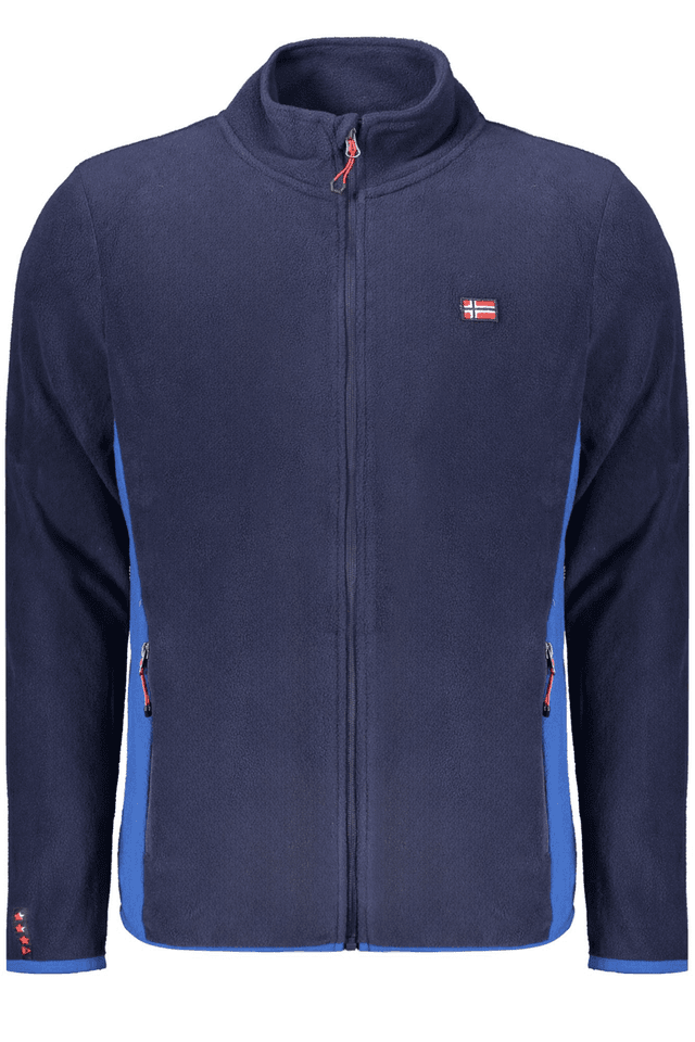 10197NORWAY 1963 FELPA CON ZIP UOMO BLU