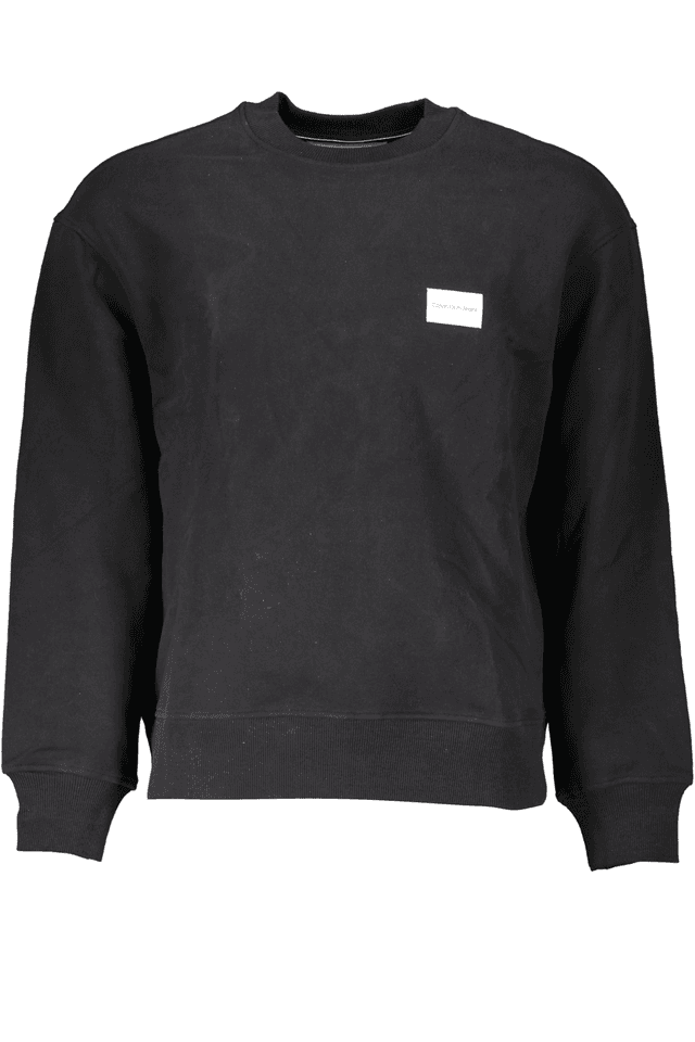 7231CALVIN KLEIN FELPA SENZA ZIP DONNA NERO