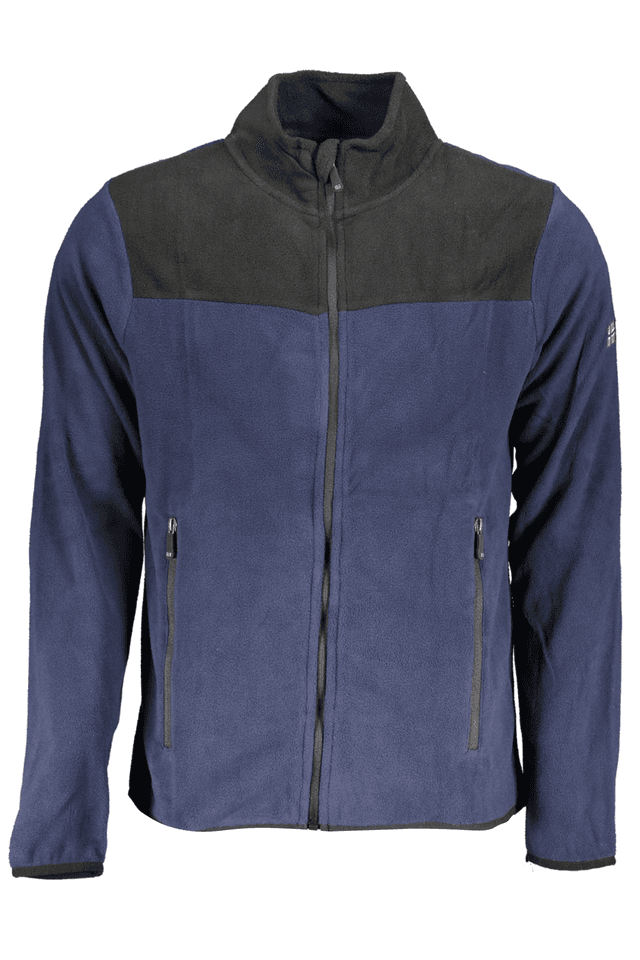 5941NORWAY 1963 FELPA CON ZIP UOMO BLU