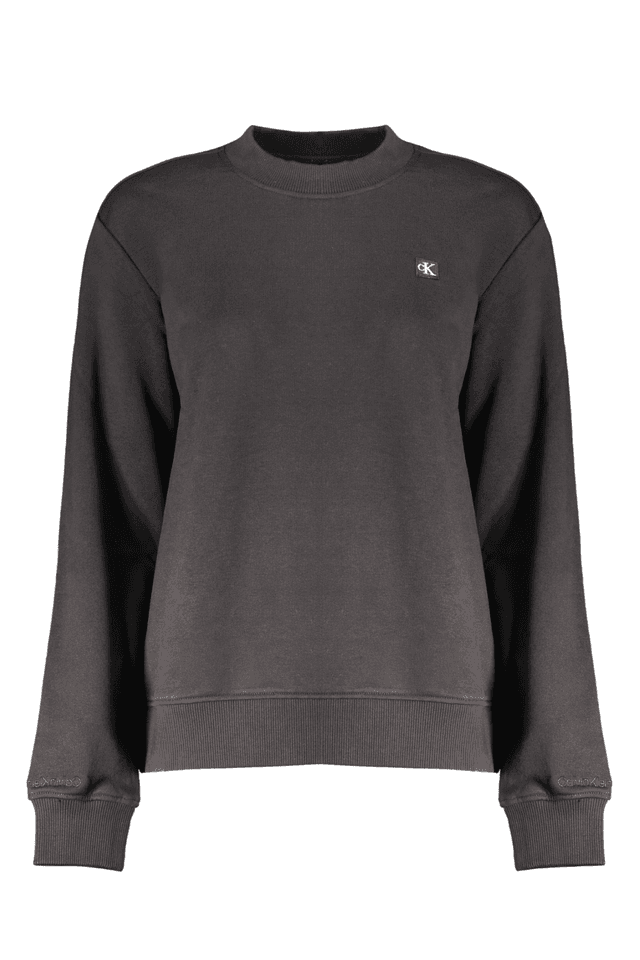 8867CALVIN KLEIN FELPA SENZA ZIP DONNA NERO
