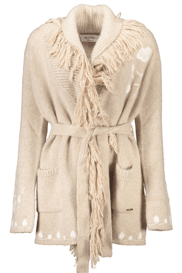 1086BLUGIRL CARDIGAN DONNA BEIGE