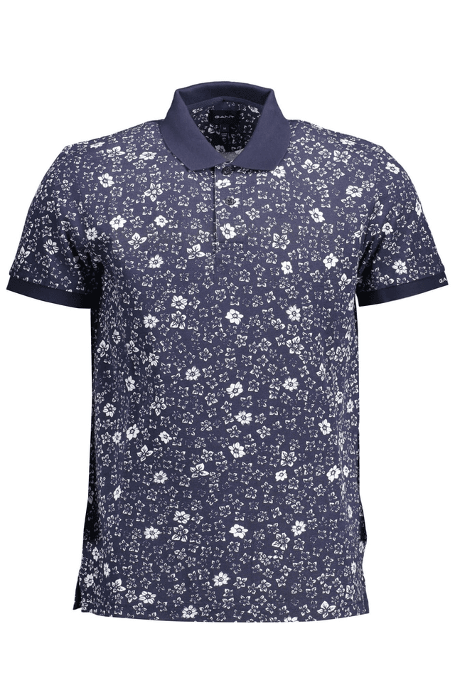 1737GANT POLO MANICHE CORTE UOMO BLU