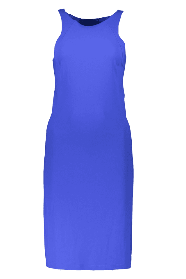 7670PATRIZIA PEPE ABITO LUNGO DONNA BLU