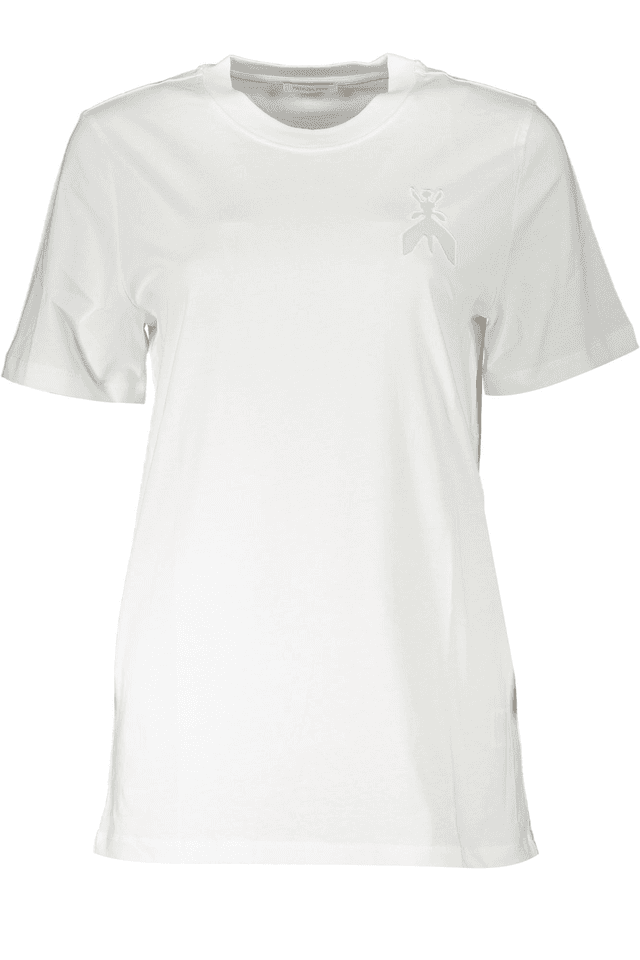 7665PATRIZIA PEPE T-SHIRT MANICHE CORTE DONNA BIANCO