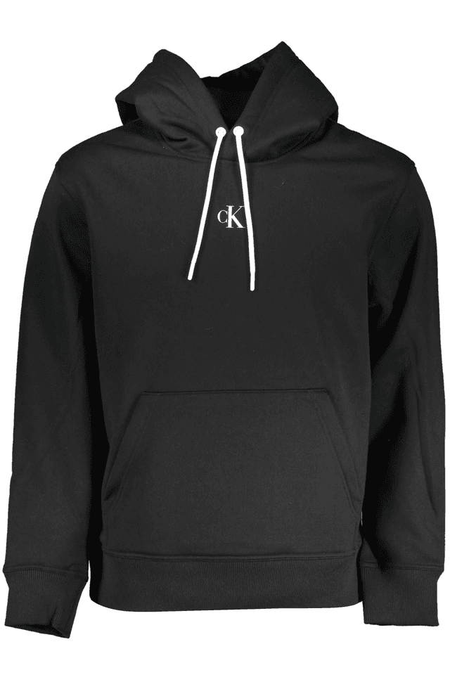 4637CALVIN KLEIN FELPA SENZA ZIP UOMO NERO