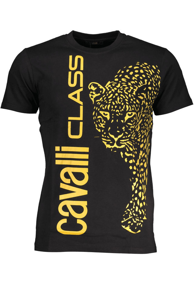 7819CAVALLI CLASS T-SHIRT MANICHE CORTE UOMO NERO