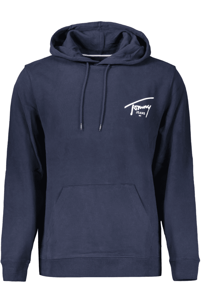 10173TOMMY HILFIGER FELPA SENZA ZIP UOMO BLU