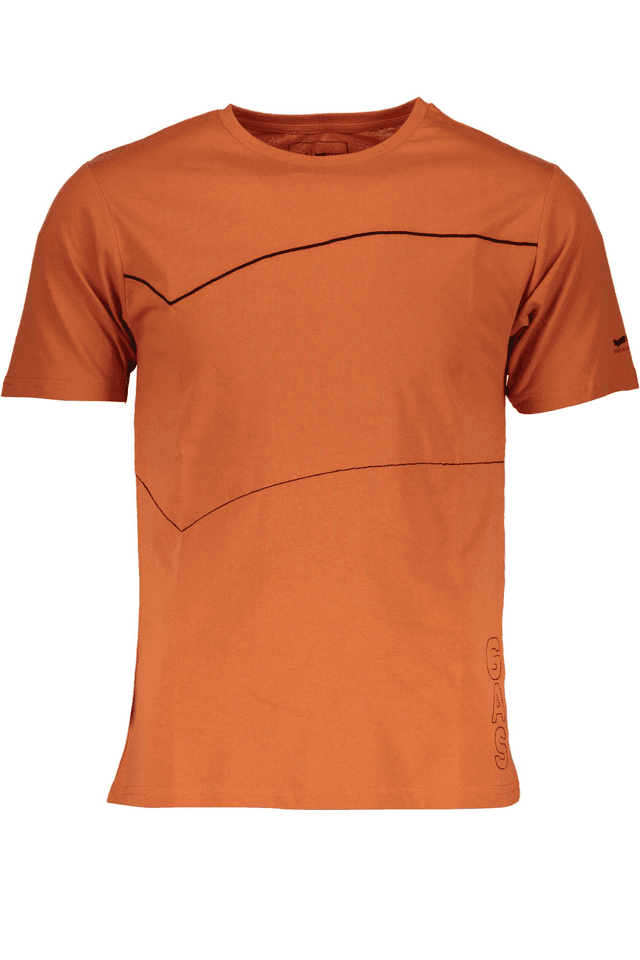 40GAS T-SHIRT MANICHE CORTE UOMO ARANCIO