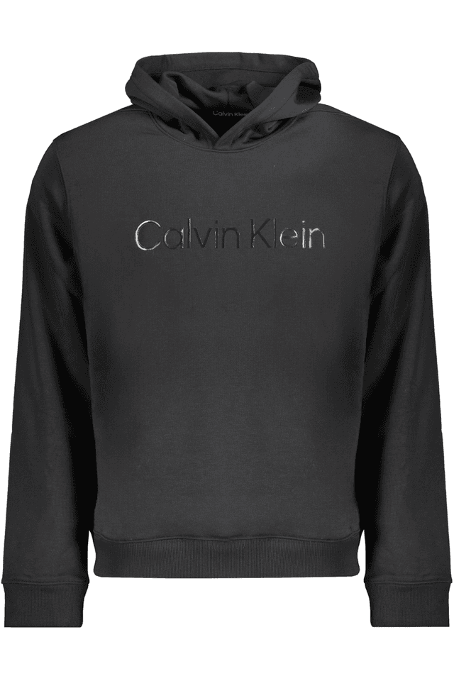 10550CALVIN KLEIN FELPA SENZA ZIP UOMO NERO