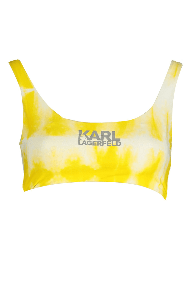 2925KARL LAGERFELD BEACHWEAR COSTUME PARTE SOPRA DONNA GIALLO