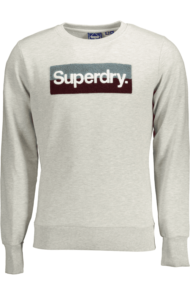 106SUPERDRY FELPA SENZA ZIP UOMO GRIGIO