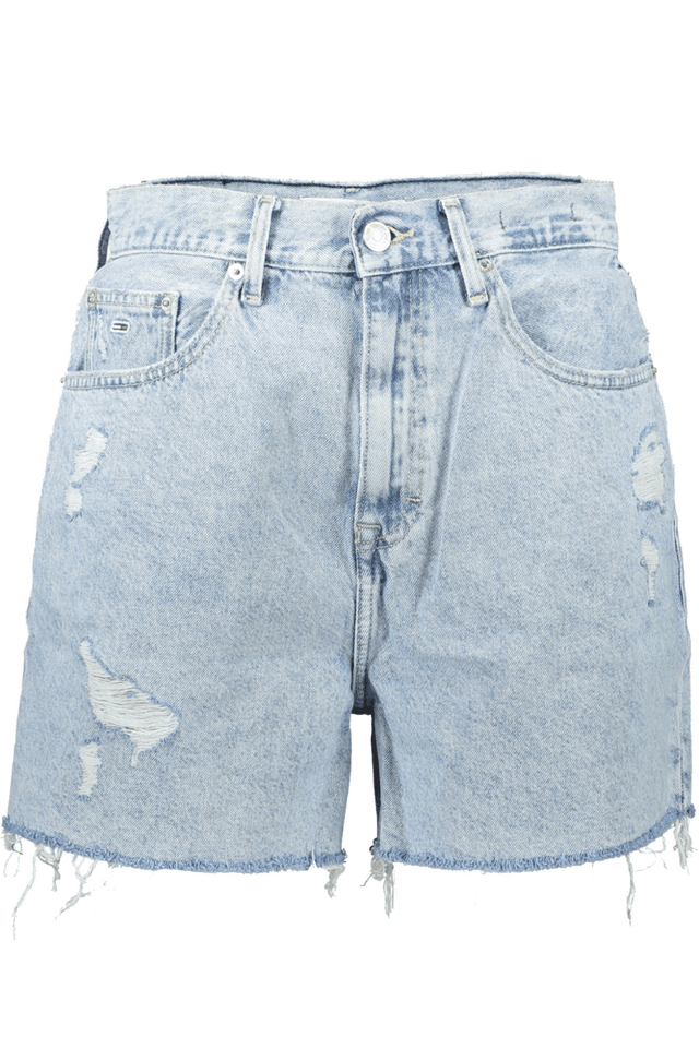 4493TOMMY HILFIGER JEANS SHORT DONNA AZZURRO