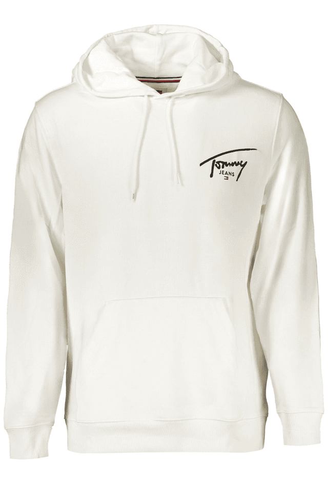 10172TOMMY HILFIGER FELPA SENZA ZIP UOMO BIANCO