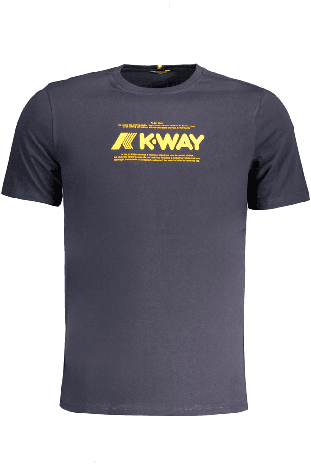 9720K-WAY T-SHIRT MANICHE CORTE UOMO BLU