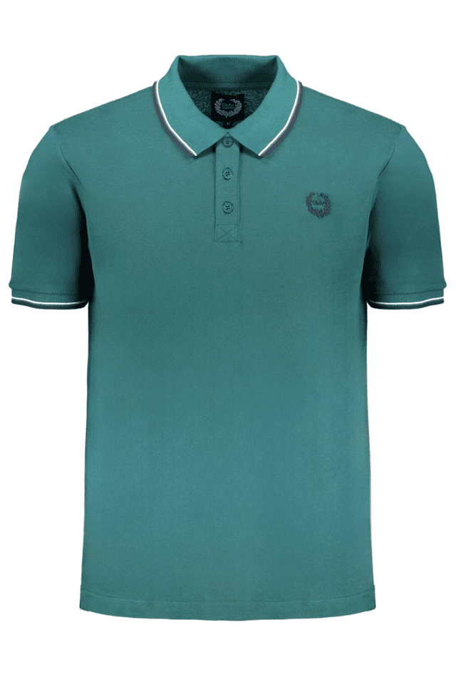 9577GIAN MARCO VENTURI POLO MANICHE CORTE UOMO VERDE