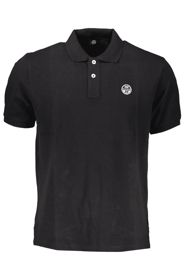 7133NORTH SAILS POLO MANICHE CORTE UOMO NERO