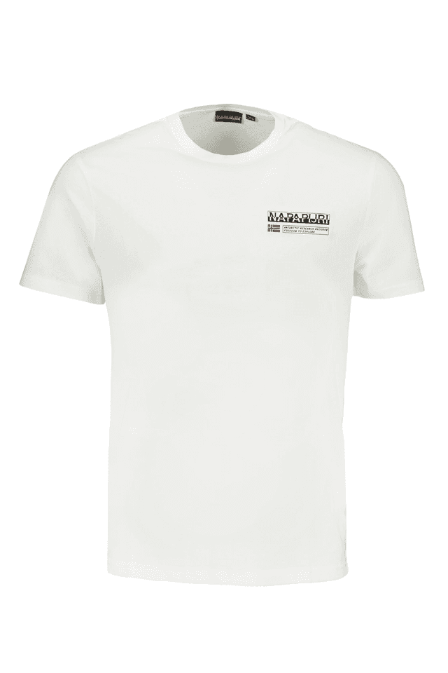 8434NAPAPIJRI T-SHIRT MANICHE CORTE UOMO BIANCO