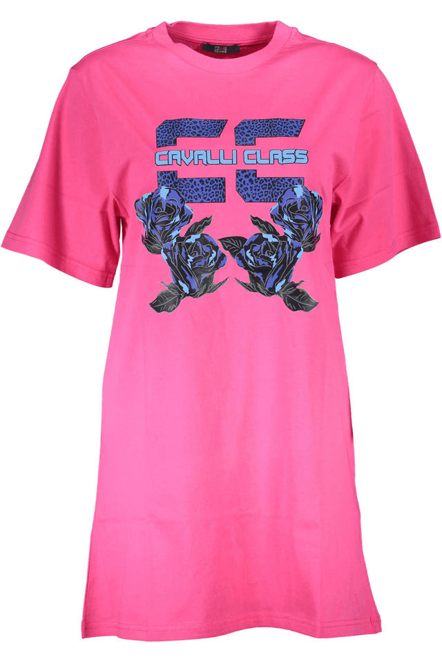 4080CAVALLI CLASS ABITO CORTO DONNA ROSA