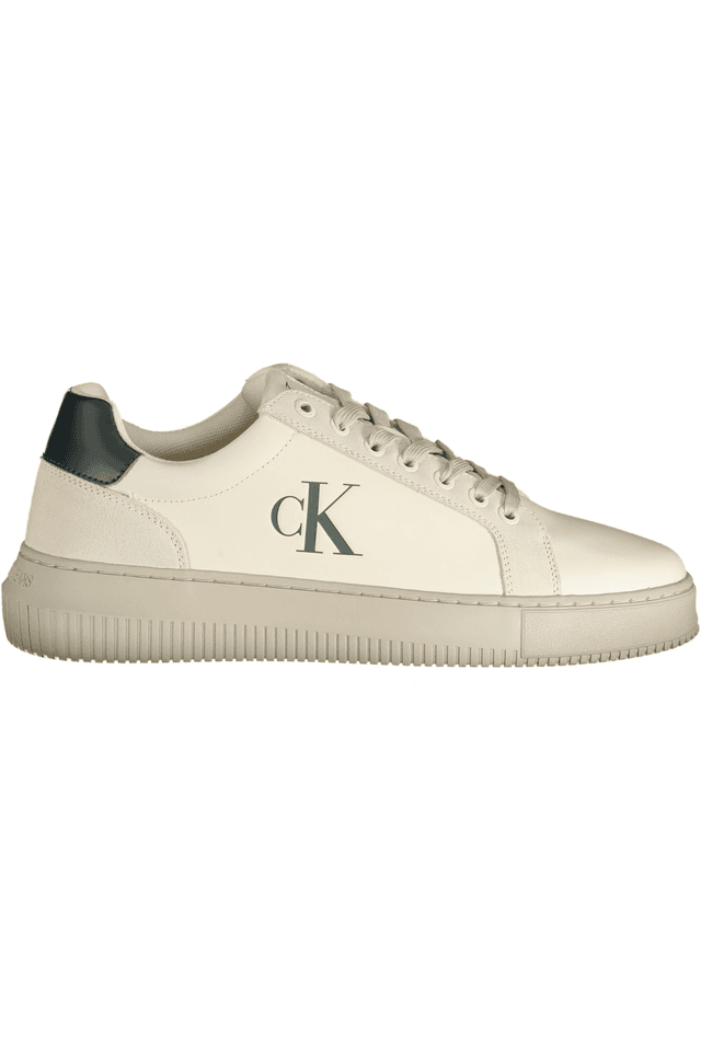 9871CALVIN KLEIN CALZATURA SPORTIVA UOMO BIANCO