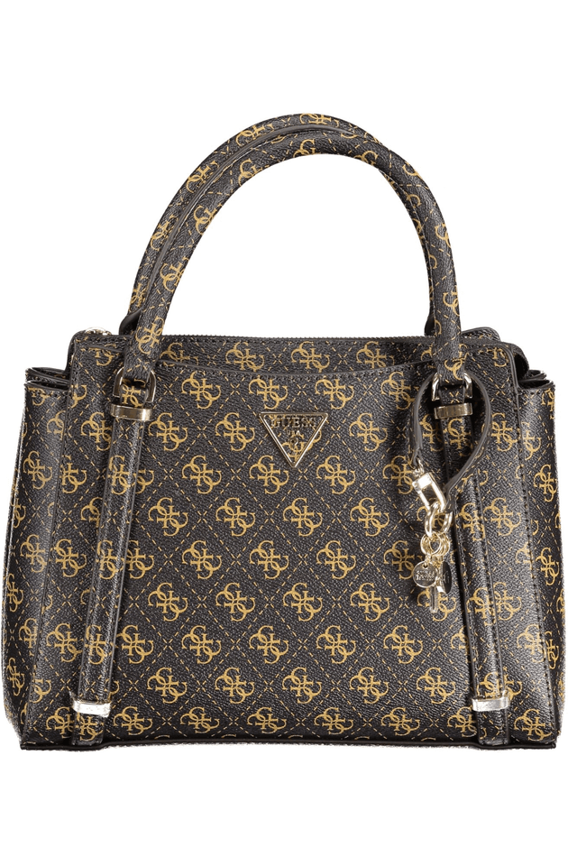 9916GUESS JEANS BORSA DONNA MARRONE