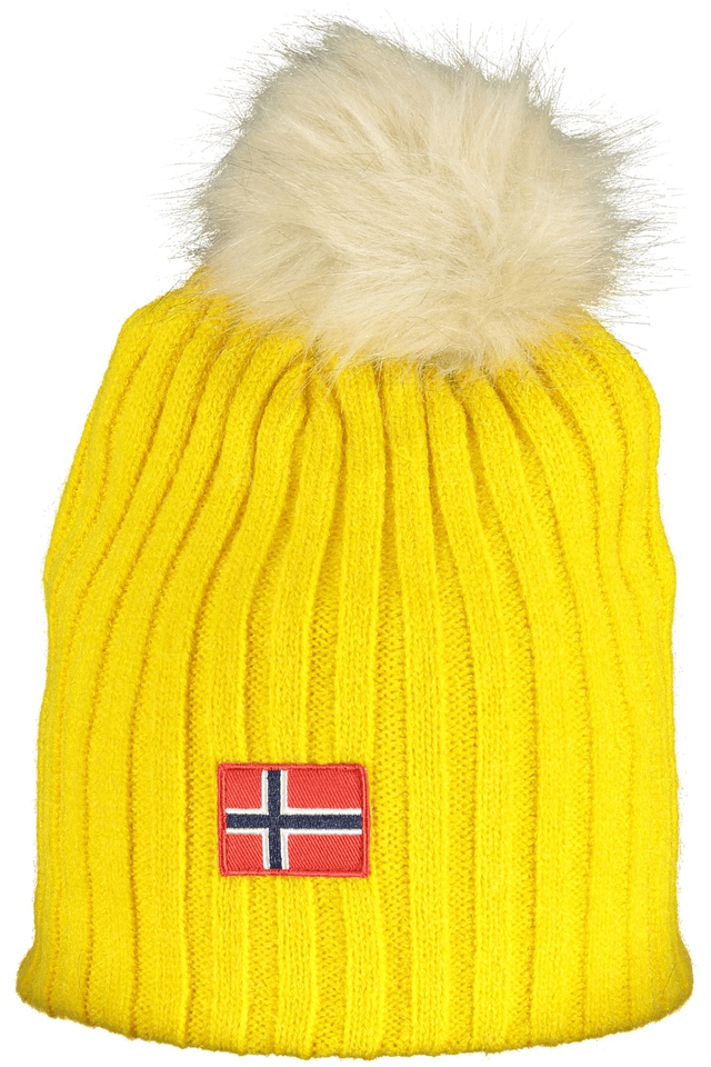 5890NORWAY 1963 BERRETTO DONNA GIALLO