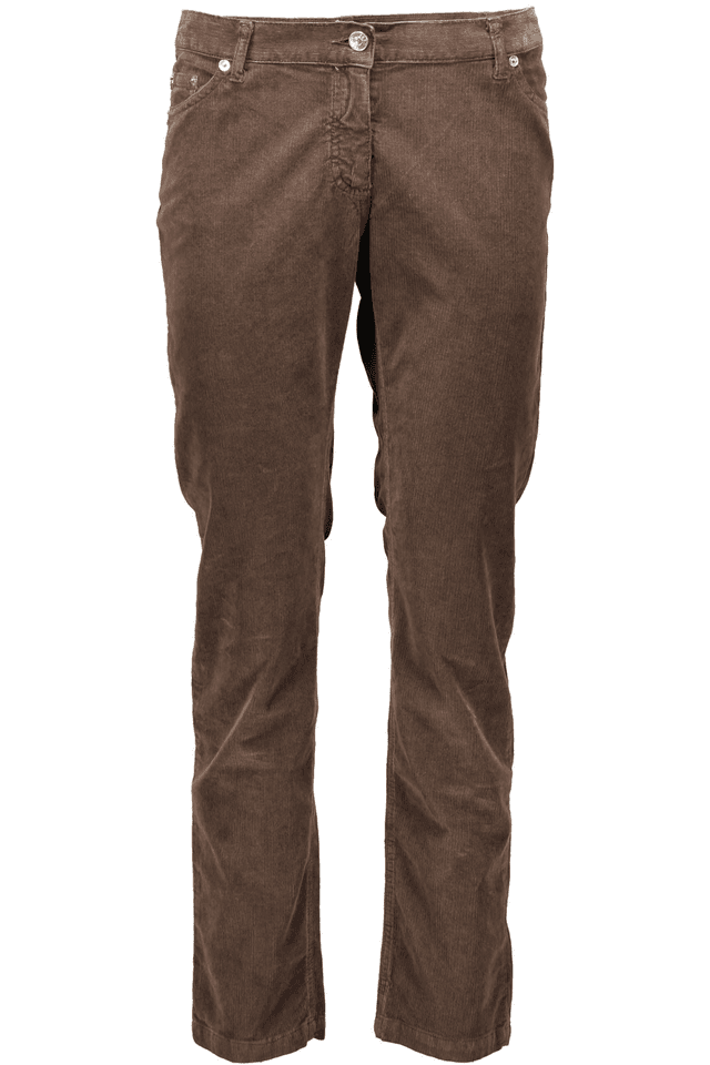 665FRED PERRY PANTALONE DONNA MARRONE