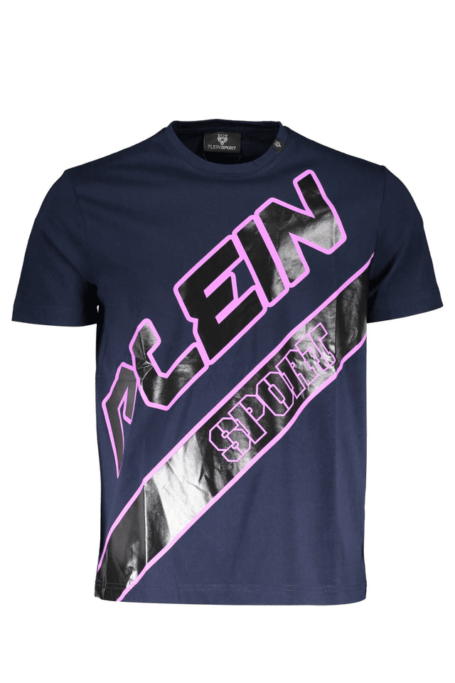 1332PLEIN SPORT T-SHIRT MANICHE CORTE UOMO BLU