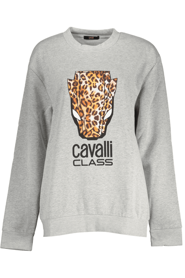 7880CAVALLI CLASS FELPA SENZA ZIP DONNA GRIGIO