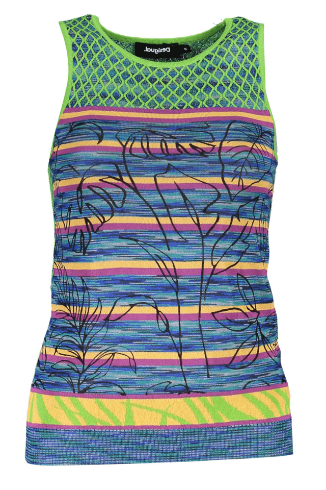 3130DESIGUAL CANOTTA DONNA VERDE