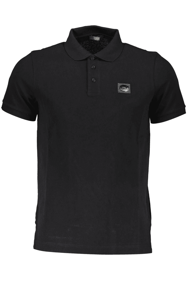 4145CAVALLI CLASS POLO MANICHE CORTE UOMO NERO