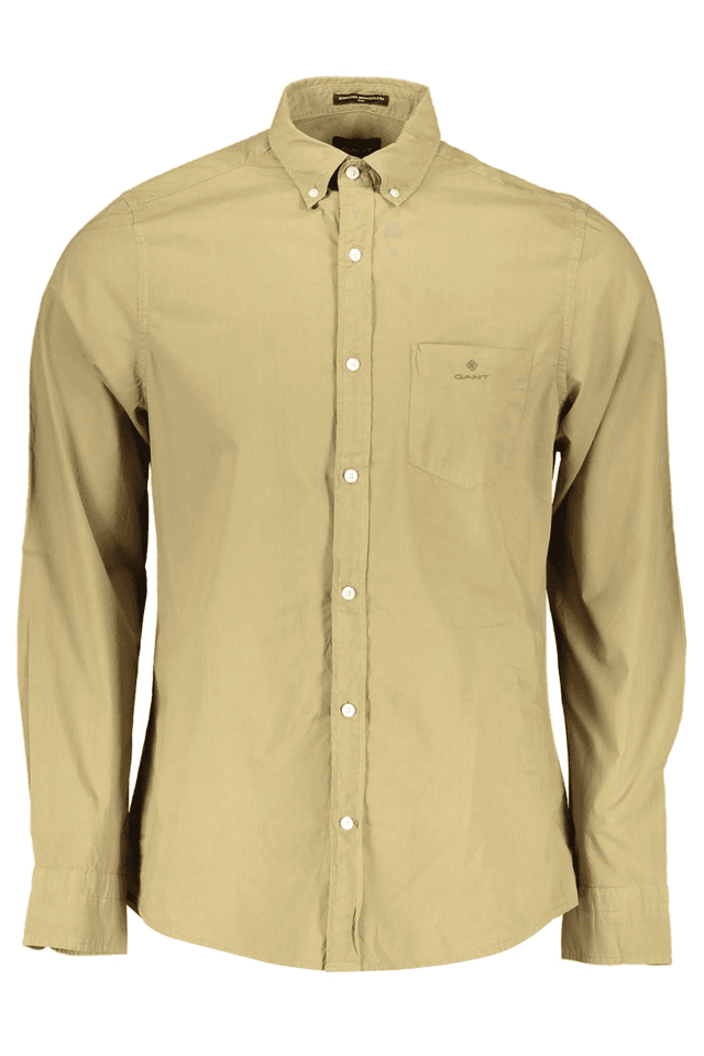 2002GANT CAMICIA MANICHE LUNGHE UOMO VERDE