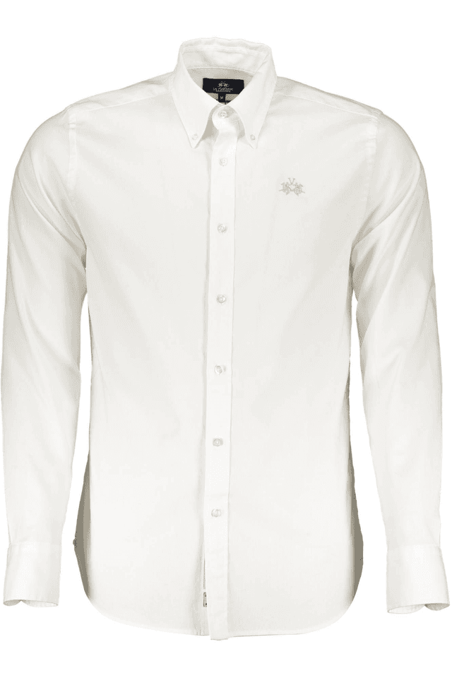 LA MARTINA CAMICIA MANICHE LUNGHE UOMO BIANCO