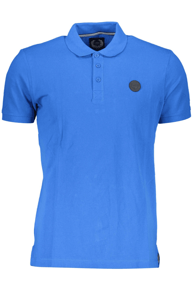 4028GIAN MARCO VENTURI POLO MANICHE CORTE UOMO BLU