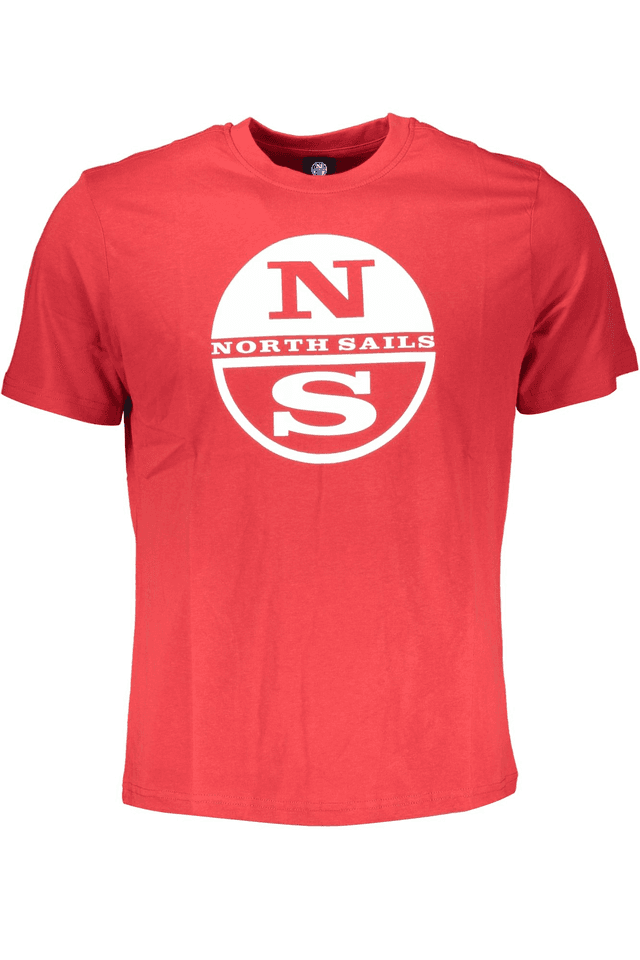 7137NORTH SAILS T-SHIRT MANICHE CORTE UOMO ROSSO