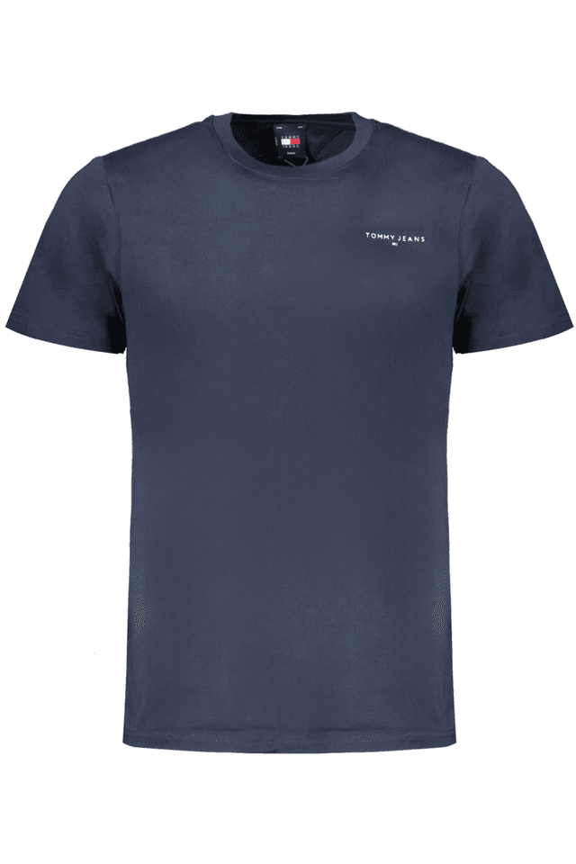 10171TOMMY HILFIGER T-SHIRT MANICHE CORTE UOMO BLU