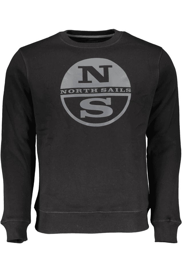 2464NORTH SAILS FELPA SENZA ZIP UOMO NERO