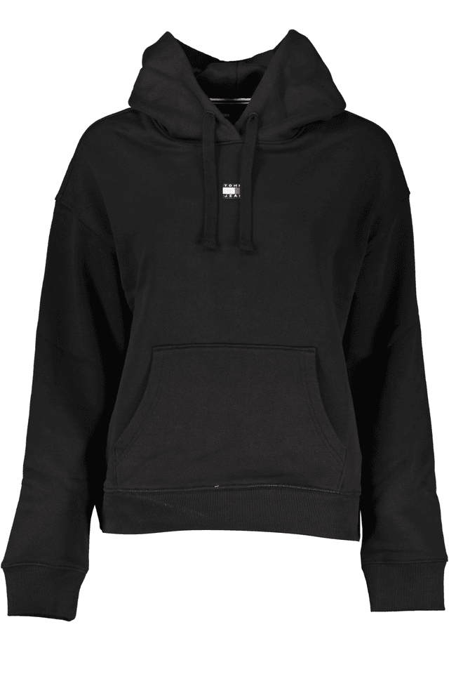 6917TOMMY HILFIGER FELPA SENZA ZIP DONNA NERO